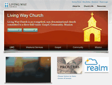 Tablet Screenshot of livingwaygreensboro.org